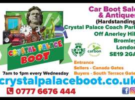 Crystal Palace Car Boot Sale Antiques Wednesdays On Hardstanding