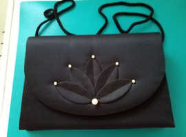 Black clutch bag - REDUCED