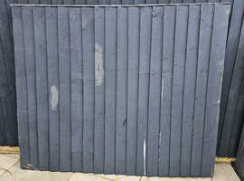 Fence panels featheredge boards