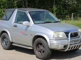Suzuki Grand Vitara, 2001 (Y) Silver Estate, Manual Petrol, 74,074 miles