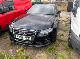 Audi A4, 2008 (58) Blue Saloon, Cvt Diesel, 178,257 miles