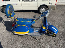 1993 Vespa PX125 mark 1 in national fuel colours £2295