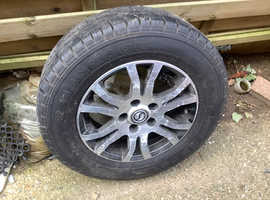 Wheel and tire for swift challenger or sterling Eccles ruby