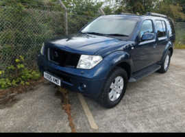 Nissan Pathfinder, 2005 (05) Blue Estate, Automatic Diesel, 180,265 miles