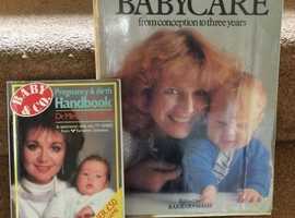 2 PREGNANCY/BIRTH & BABYCARE BOOKS!