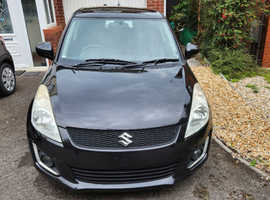Suzuki Swift, 2015 (65) black hatchback, Manual Petrol, 59,800 miles