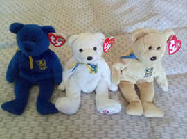 PORTSMOUTH FOOTBALL CLUB TY BEANIE BEARS