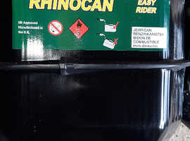 Two 10 Litre Rhinocan Fuel Cans - Used - Collection Only