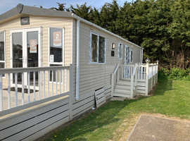 MAY PROMOTION 6K DISCOUNT NOW £39,995 CHEAP STATIC CARAVAN WITH PATIO DOORS & INCLUDES DECKING FOR SALE IN BIRCHNGTON IN MARGATE, RAMSGATE, WEST GATE
