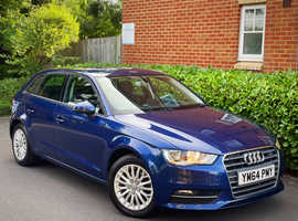 2015 64 REG Audi A3 2.0 TDI SE Technik Manual Sportback s/s 5dr Euro 6 150ps - TIMING BELT REPLACED - £20 FOR ROAD TAX - ULEZ COMPLIANT