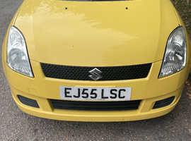 Suzuki Swift, 2005 (55) Yellow Hatchback, Manual Petrol, 118,087 miles