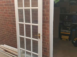 Internal glazed doors 2ft 6inch wide 3 £10 each buyer collects.