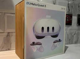 Meta Quest 3 512GB White VR Headset - Sealed, Brand New Condition