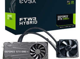 EVGA GEFORCE GTX 1080TI FTW3 HYBRID WATER COOLED CARD