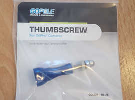 Go Pro Blue Aluminium Thumbscrew - NEW