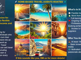 HOME-BASED TRAVEL AGENTS WANTED