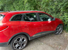 Renault KADJAR, 2017 (67) red hatchback, Manual Diesel, 75,000 miles