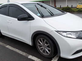 Honda Civic, 2013 (13) White Hatchback, Manual Petrol, 86,042 miles O.N.O