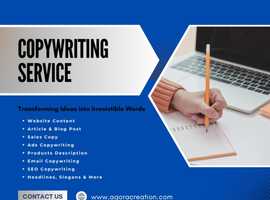 Captivate Your Audience! Professional Copywriting Services!