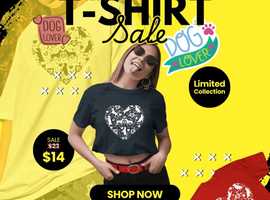 " Must-Have for Dog Lovers! Stylish & Comfy T-Shirts - Wear Your Love Proudly! "