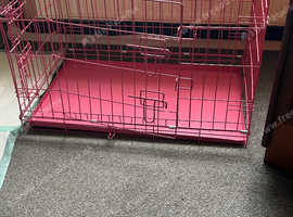 Pink Dog Crate