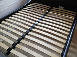 5' Dk/Brown 2 Drawer Sleigh Bed