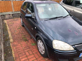 Vauxhall Corsa, 2004 (54) black hatchback, Manual Petrol, 70,000 miles