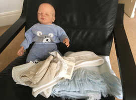 Life size doll, realistic hand painted Baby Doll Talla.