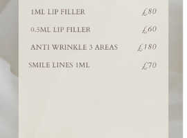 Botox and lip fillers