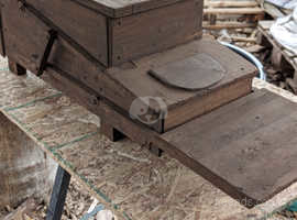Solid hand made Grandpa's feeder with double skinned floor to prevent rodent access.
