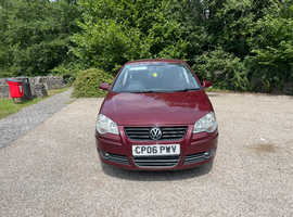 Volkswagen Polo, 2006 (06) red hatchback, Manual Petrol, 109,000 miles