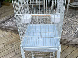 Bird cage on stand