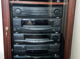 Compact Audio System with Cabinet