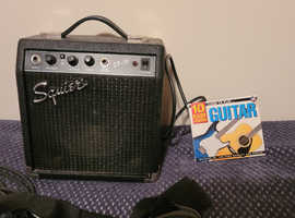 For sale an electric guitar with amp, bag and leads