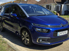 Citroen C4 Picasso, 2017 (17) Blue MPV, Automatic Diesel, 105,000 miles
