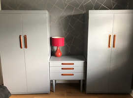 Schriber wardrobes and drawers set.