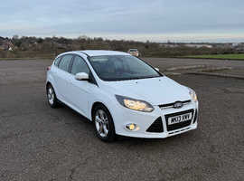 Ford Focus, 2013 (13) White Hatchback, Manual Diesel, 92,000 miles