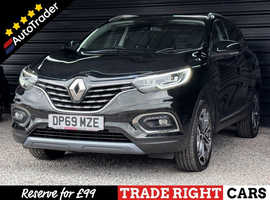 Renault KADJAR, 2019 (69) Black Hatchback, Automatic Petrol, 48,353 miles