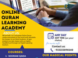 Online Quran learning Academy - Learn Quran with Tajweed One-to-one Online Classes with Male and Female teachers