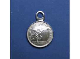 WW2 Era Sterling Silver Poetry Lovers Fellowship for Beautiful Utterance Medallion Pendant