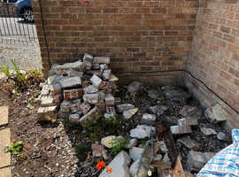 Garden wall bricks