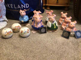 1980s National Westminster Bank piggy banks + others