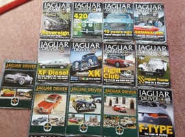 17 x Collectible Vintage Jaguar Driver Magazines, Various, Excellent Condition