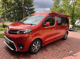 Toyota Proace Matino By Wellhouse 120 ps Auto 2019 "Rare Manual" 20,400 miles many extras red/orange colour.