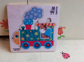 Children's Quokka train puzzle