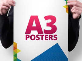 £2 Ayrshire A3 Poster-Art Print Printing