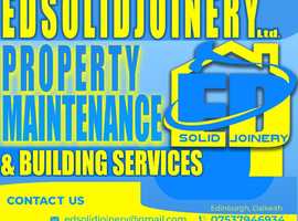 ED SOLID JOINERY LTD. SOLID BUILDING SERVICES EDINBURGH, DALKEITH AND SURROUNDINGS...BOOK FREE QUOTE NOW!
