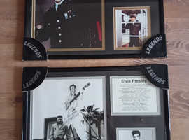 Framed Elvis Presley photos