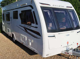 Lunar Eclipse 18/4 2015 Twin Fixed Single Beds Caravan + Motor Mover + T.V + 3 Months Warranty Included