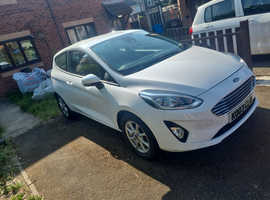 Ford Fiesta, 2019 (19) White Hatchback, Manual Petrol, 21,397 miles